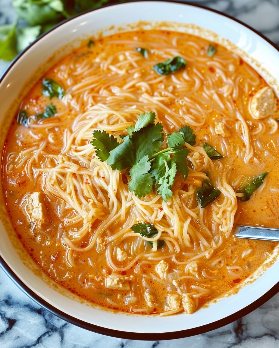 Thai Red Curry Noodle Soup