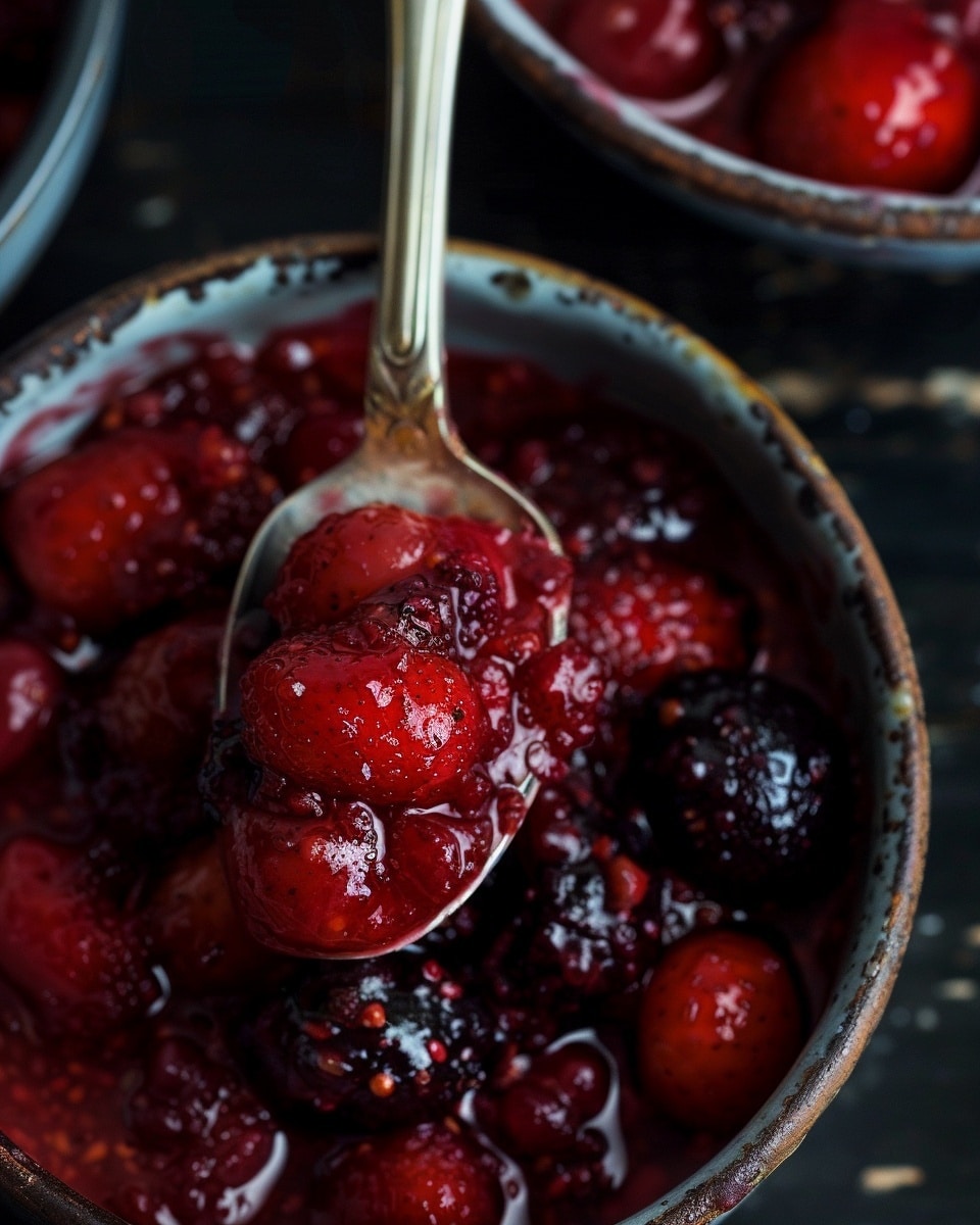 Vinegar-Glazed Spiced Berries