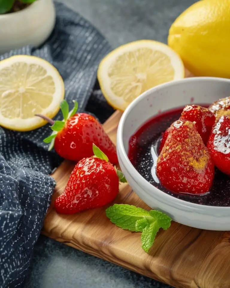 Vinegar-Glazed Spiced Berries