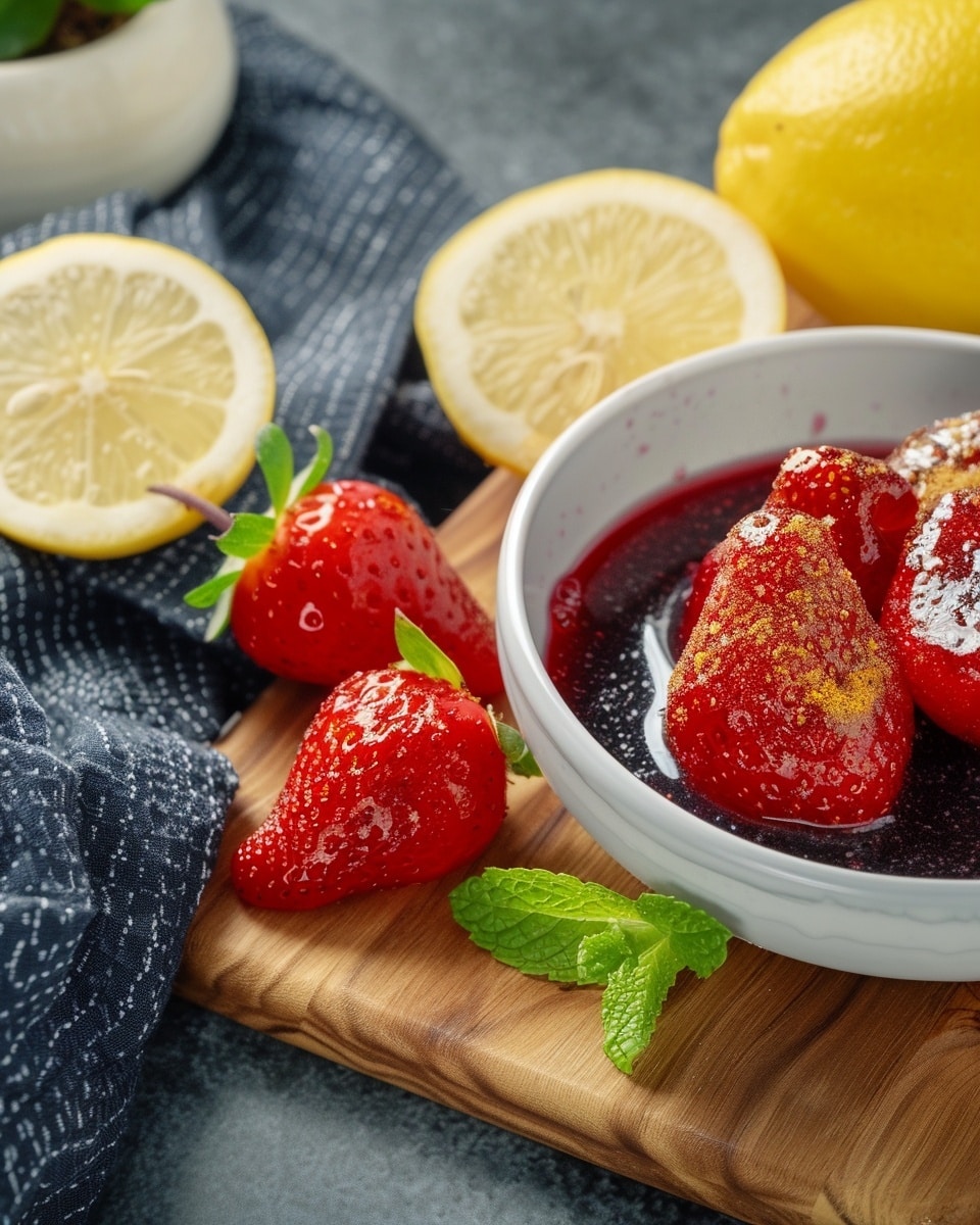 Vinegar-Glazed Spiced Berries