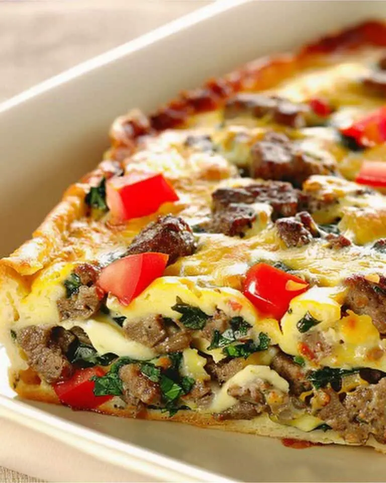 Breakfast Casserole with Biscuits