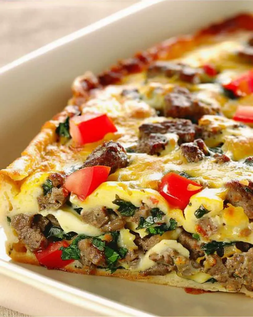 Breakfast Casserole with Biscuits