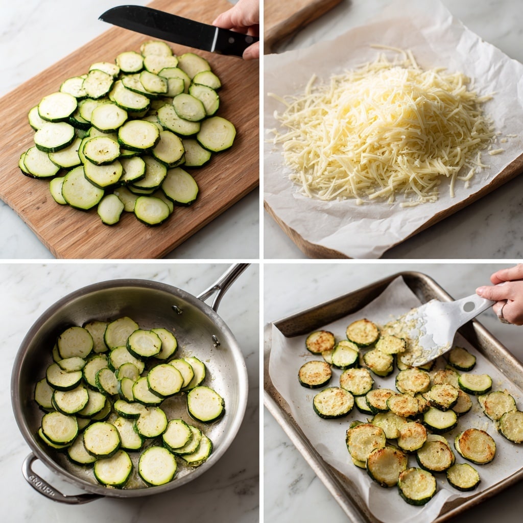 A close-up of long, yellow spaghetti pasta being lifted by a pair of metal tongs held by a woman's hand, with steam rising from it. The pasta is mixed with small pieces of grilled zucchini, some green herbs sprinkled throughout, all inside a silver pan resting on a white marbled surface. The bright yellow pasta contrasts with the browned zucchini and the soft steam creates a warm, fresh-cooked feel. photo taken with an iphone --ar 4:5 --v 7