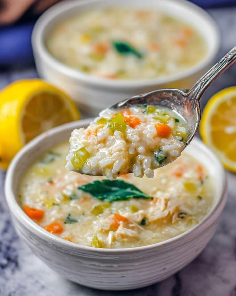 Avgolemono: Greek Lemon Chicken Soup Recipe