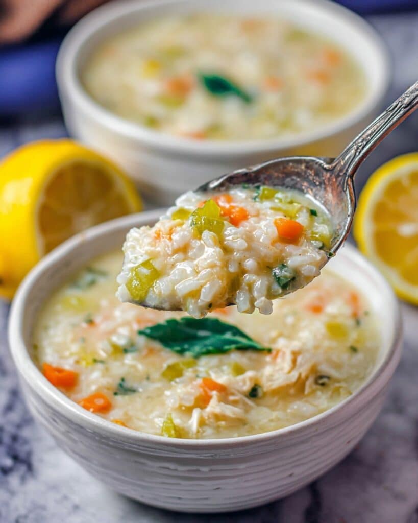 Avgolemono: Greek Lemon Chicken Soup Recipe