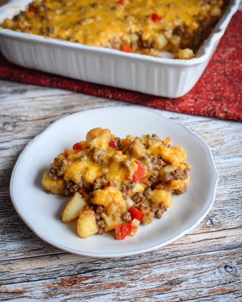 Taco Potato Casserole – A Quick and Budget-Friendly Dinner Recipe