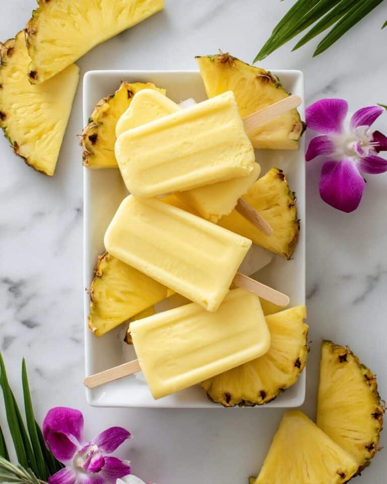 Dole Whip Popsicles (Paleo & Vegan!) Recipe
