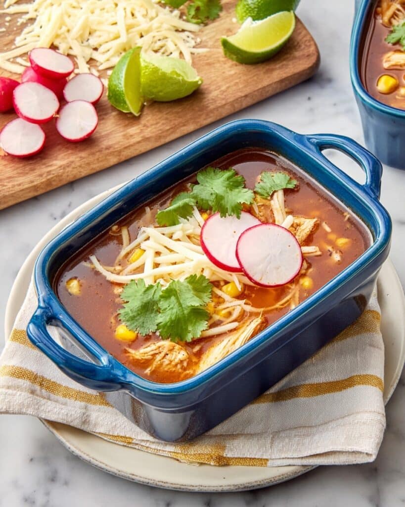 Easy Chicken Tortilla Soup (Freezer-Friendly Recipe) Recipe