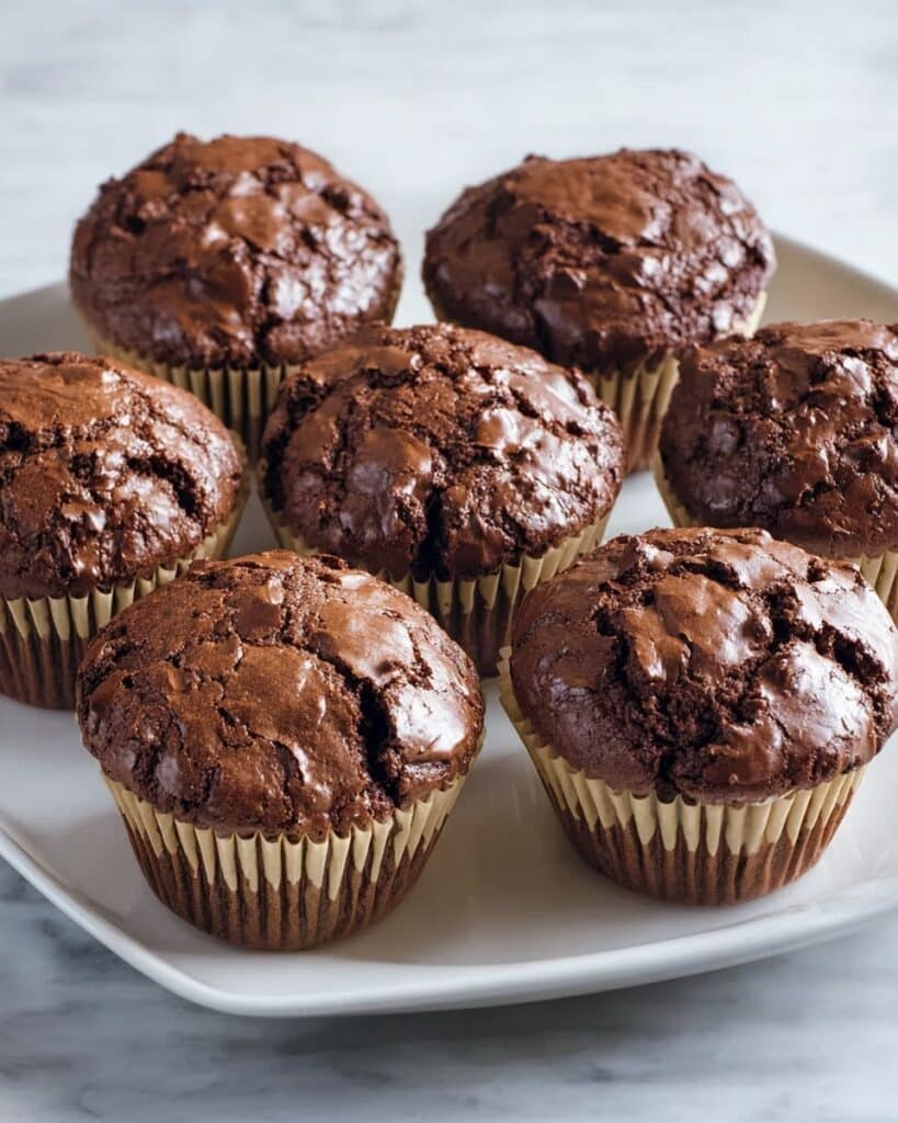 Triple-Chocolate Brownie Cups Recipe