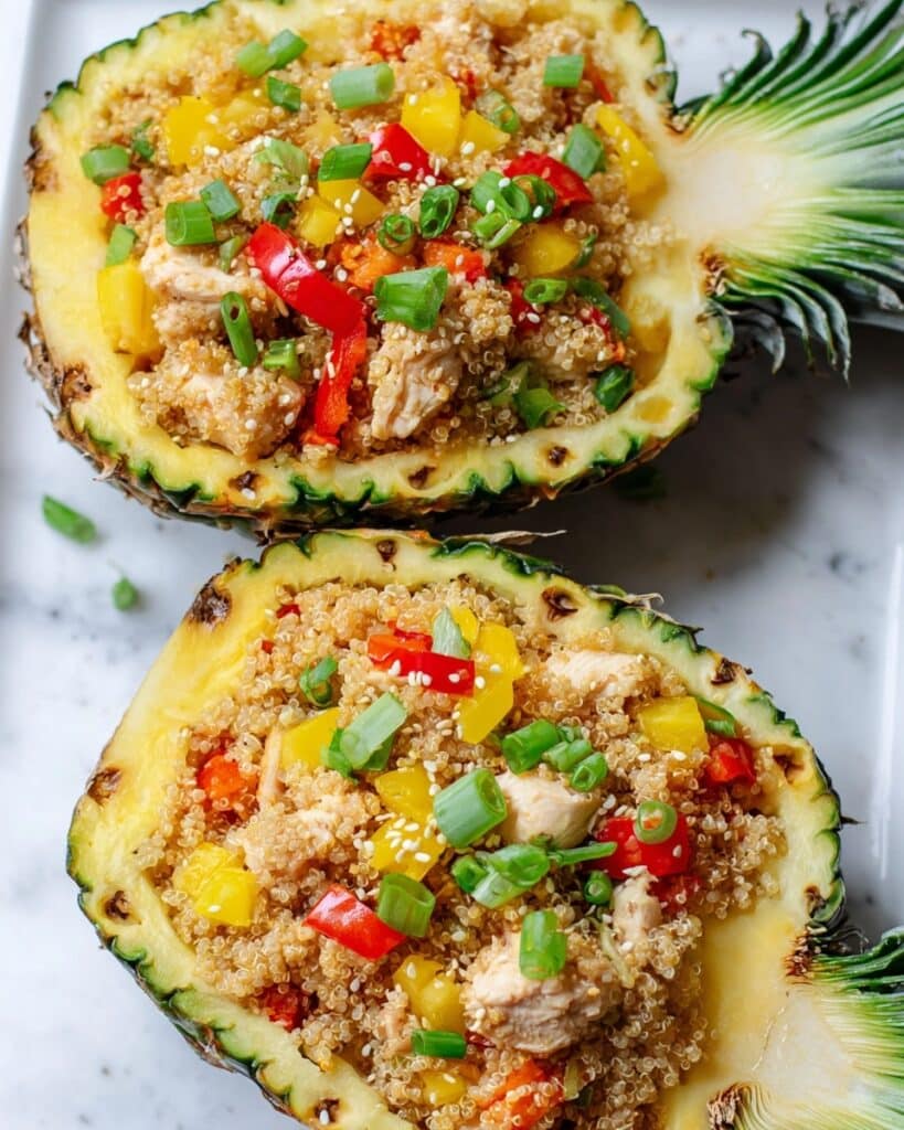 Pineapple Chicken Bowls with Quinoa Recipe