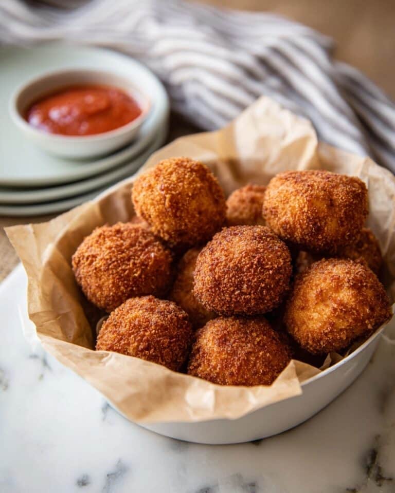 Gluten-Free Suppli: Fried Risotto Balls with Mahón-Menorca Cheese Recipe