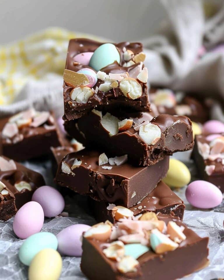 4 Ingredient Cadbury Mini Eggs Fudge