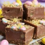 4 Ingredient Cadbury Mini Eggs Fudge