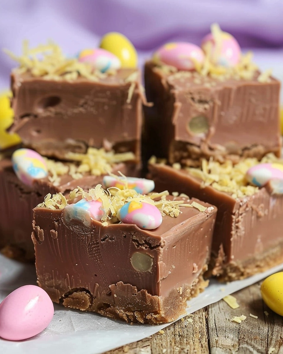 4 Ingredient Cadbury Mini Eggs Fudge