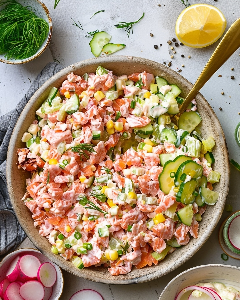 5-Ingredient Salmon Salad