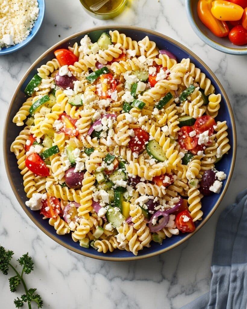 A Great Greek Pasta Salad