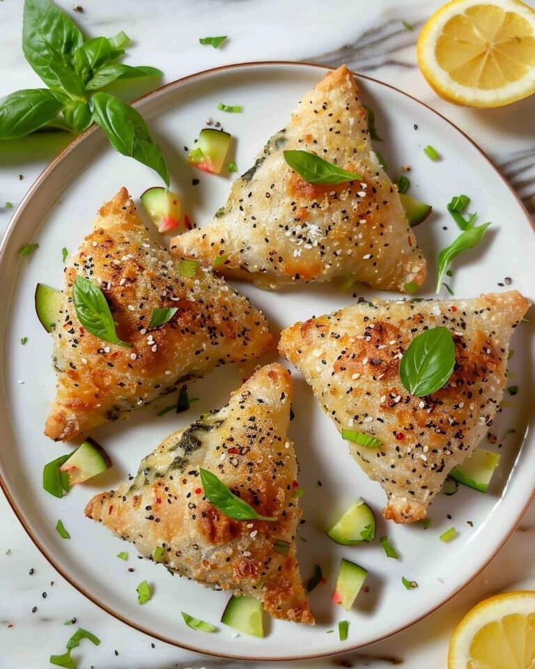 Baked Chicken Stuffed Pockets with Spinach & Cheese
