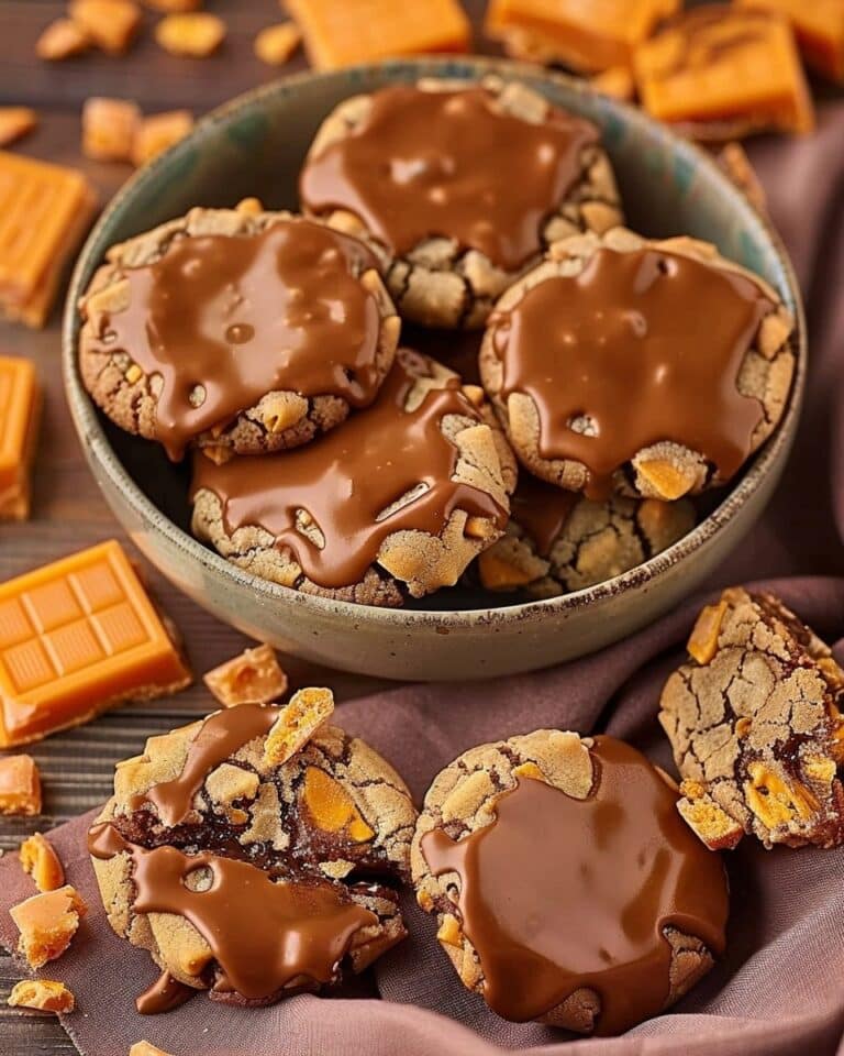Butterfinger Caramel Crunch Cookies