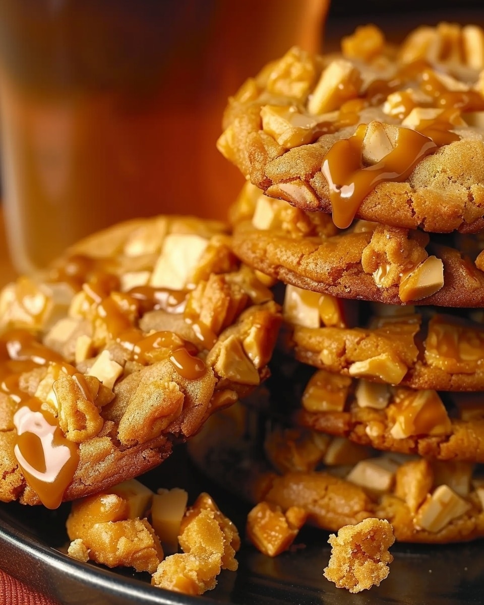 Butterfinger Caramel Crunch Cookies