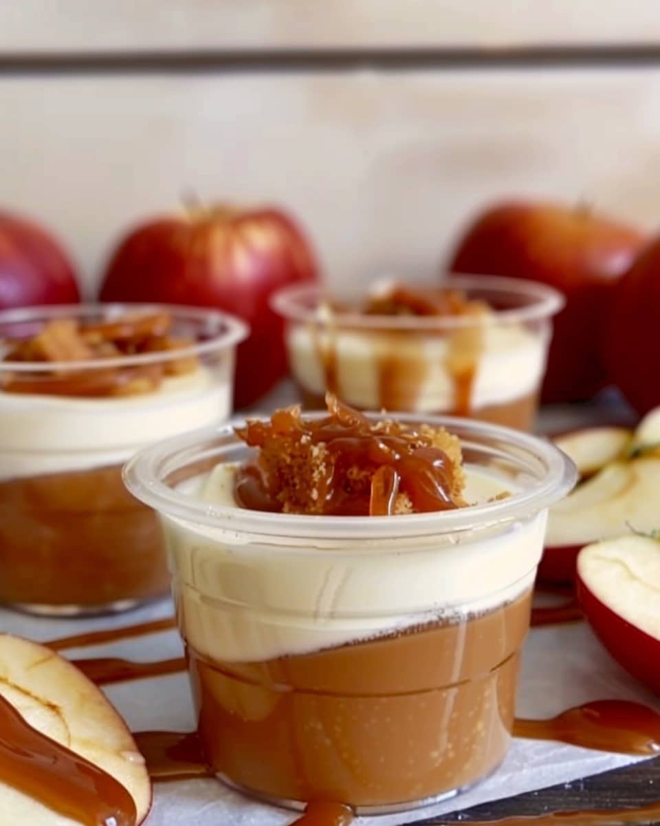 Ho to make Caramel Apple Dessert Cups