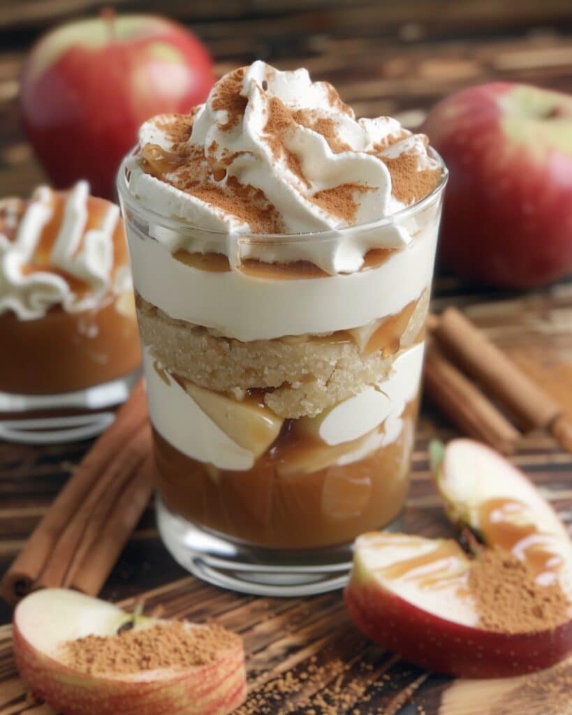 Ho to make Caramel Apple Dessert Cups