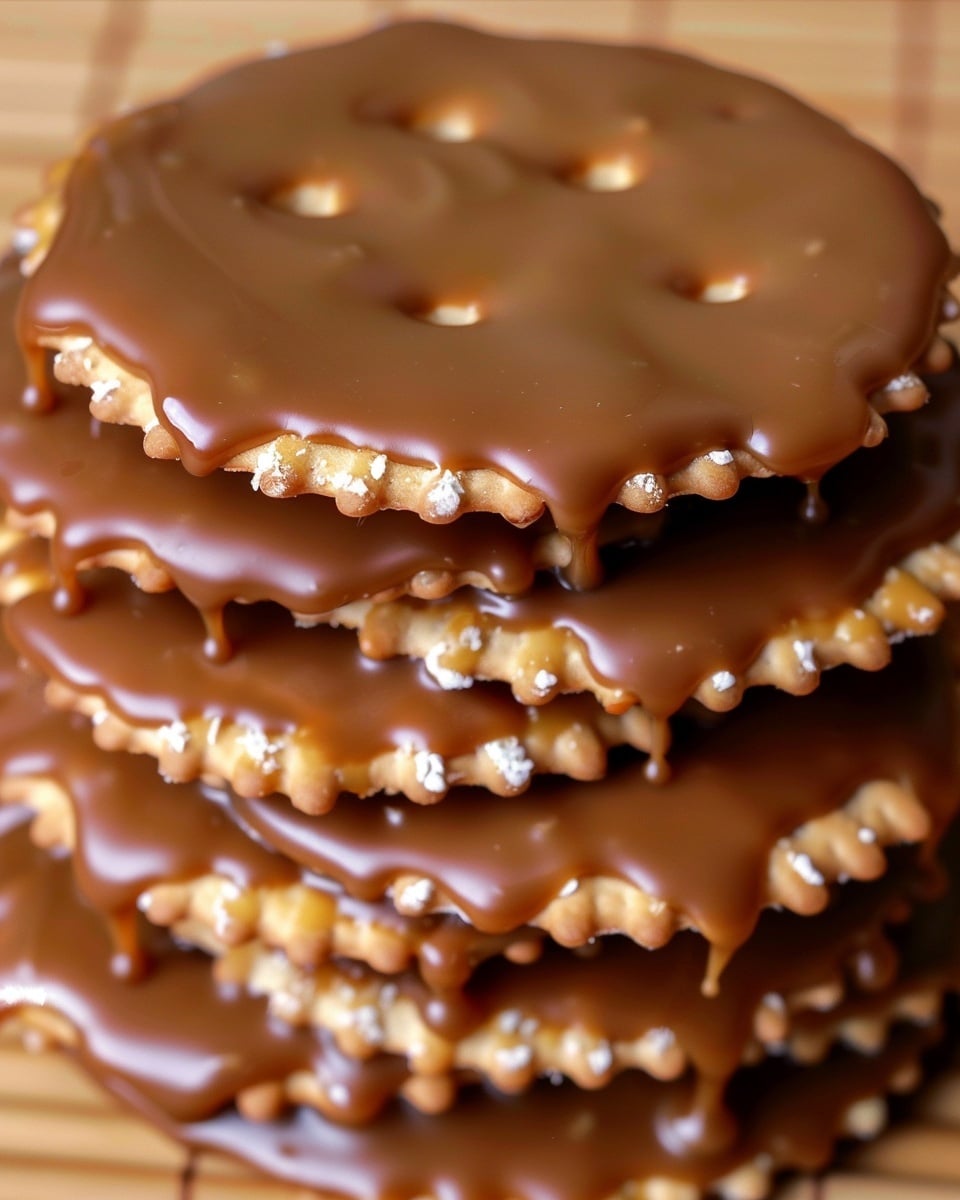 Caramel Peanut Ritz Cracker Bites