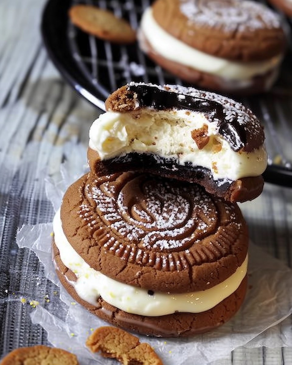 Cookie & Cream Cheesecake Cookies