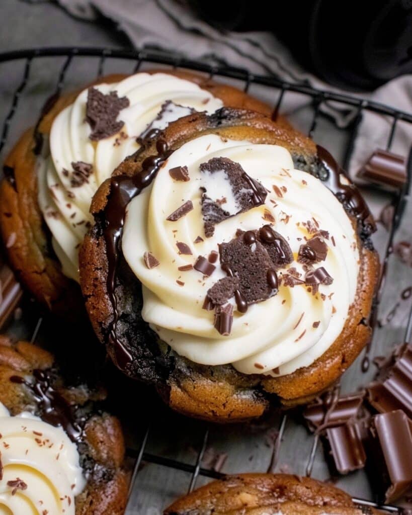 Cookie & Cream Cheesecake Cookies