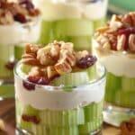 Cranberry Pecan Cream Cheese Celery Bites