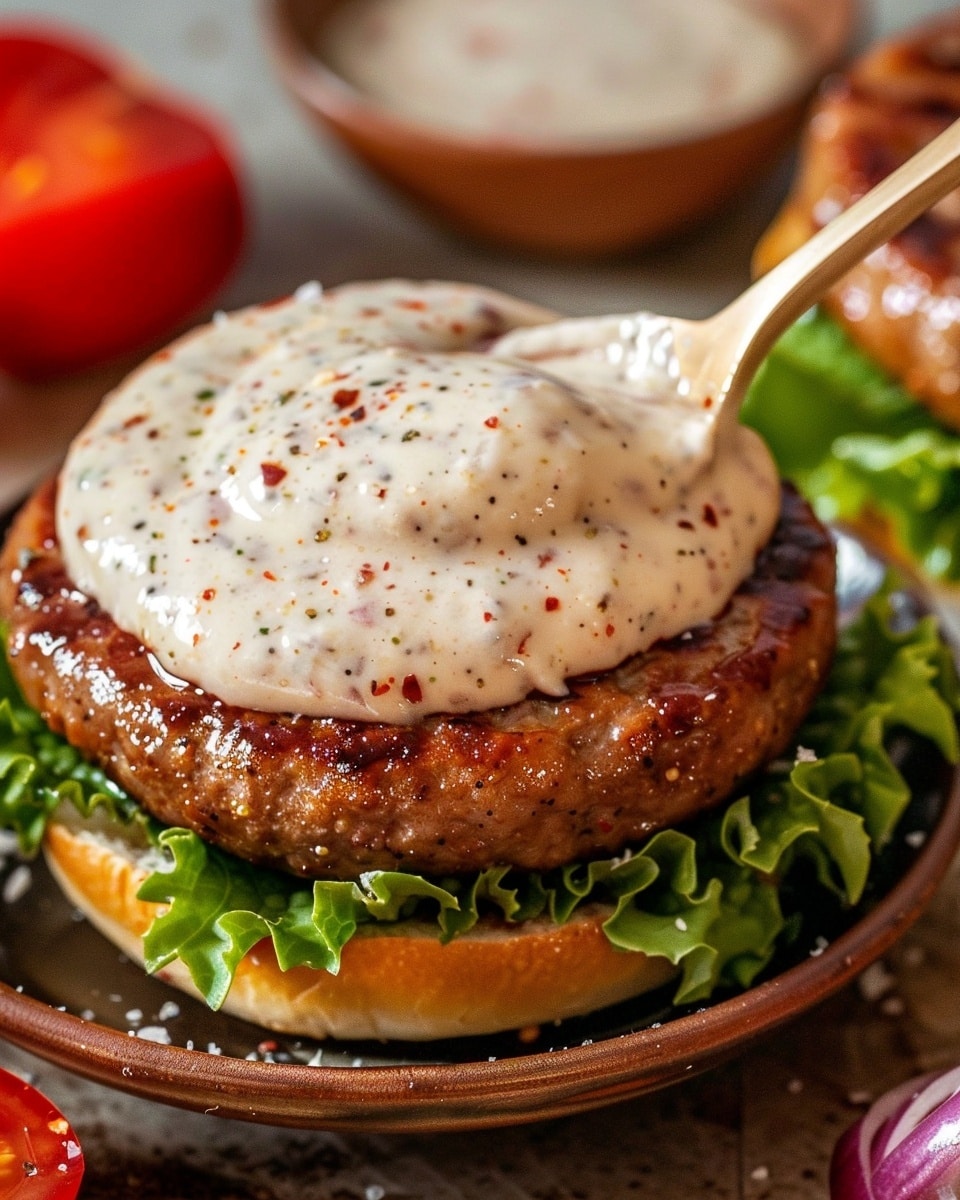 Creamy Garlic Sauce for Zinger Burger