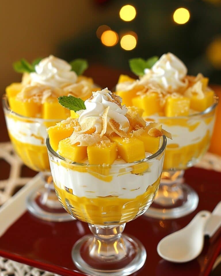 Creamy Mango Pudding