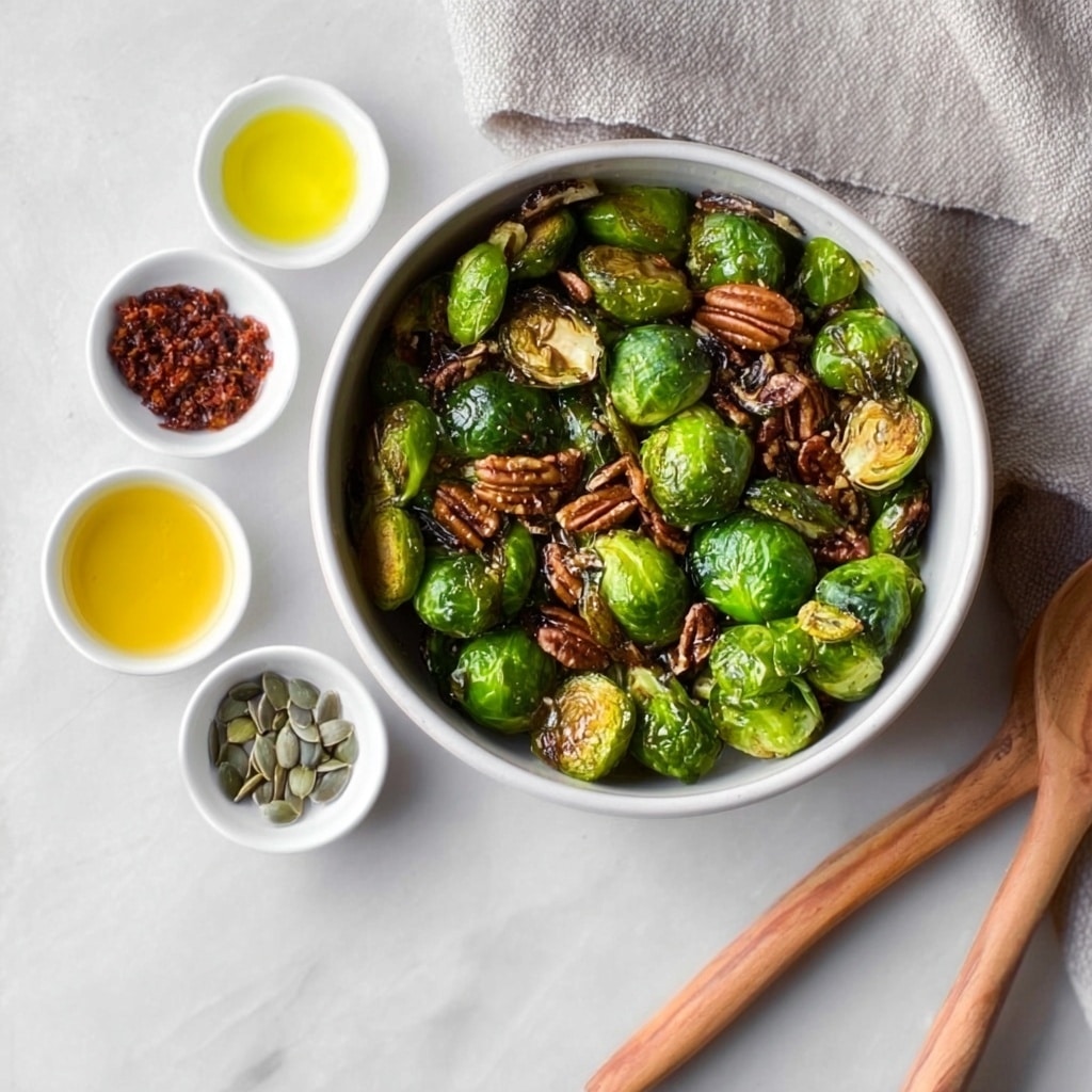 Crispy Brussel Sprout Salad with Lemon Dressing