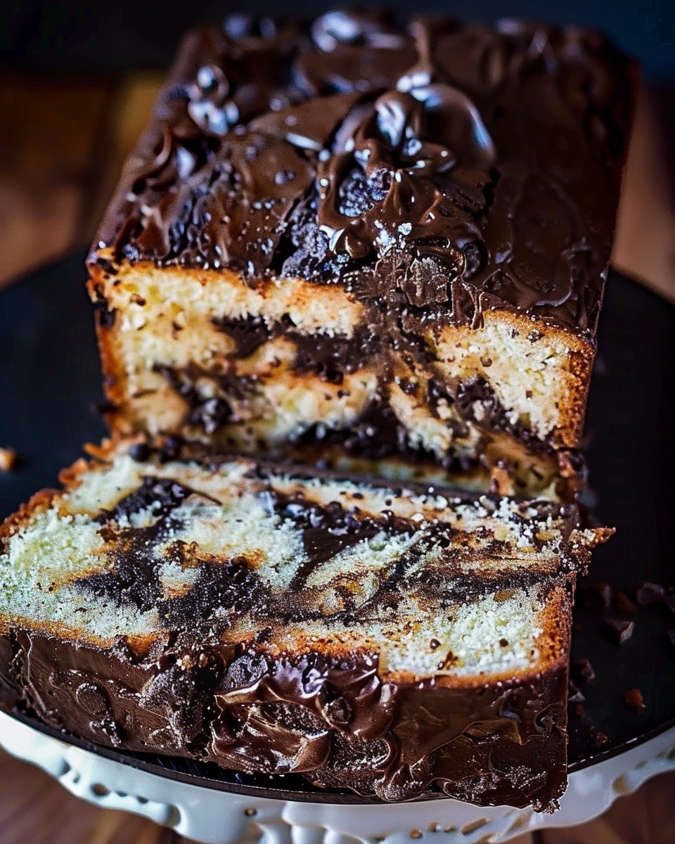 Dreamy Cream Cheese Chocolate Pound Cake