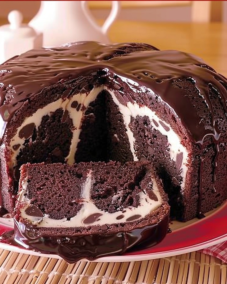 Dreamy Cream Cheese Chocolate Pound Cake
