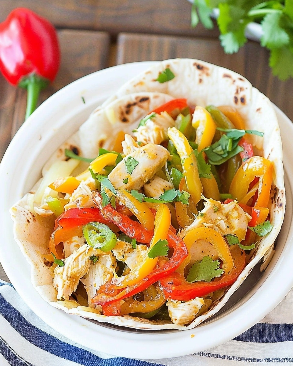 Easy Baked Chicken Fajitas