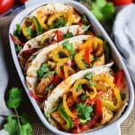 Easy Baked Chicken Fajitas