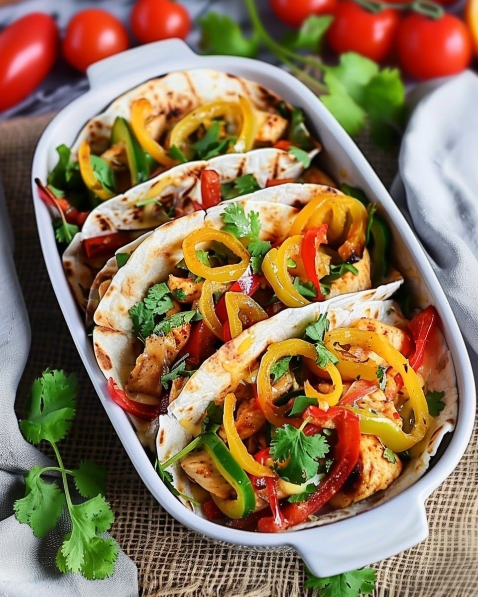 Easy Baked Chicken Fajitas