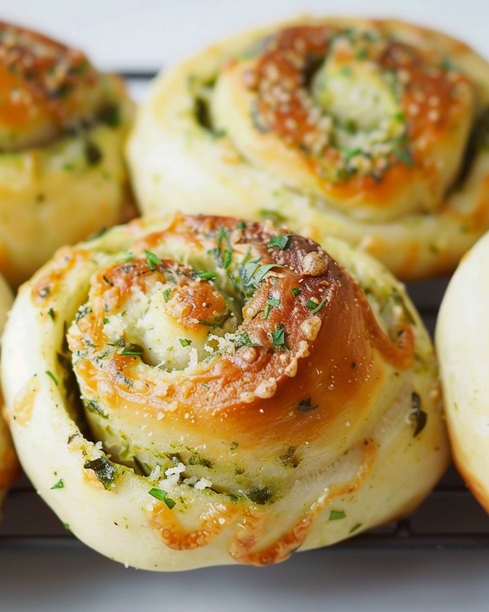 Easy Cheesy Spinach Rolls