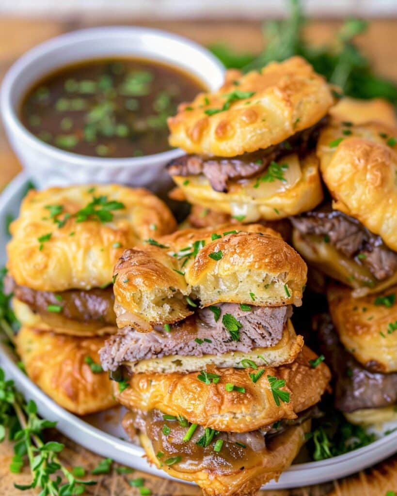Easy French Dip Sliders