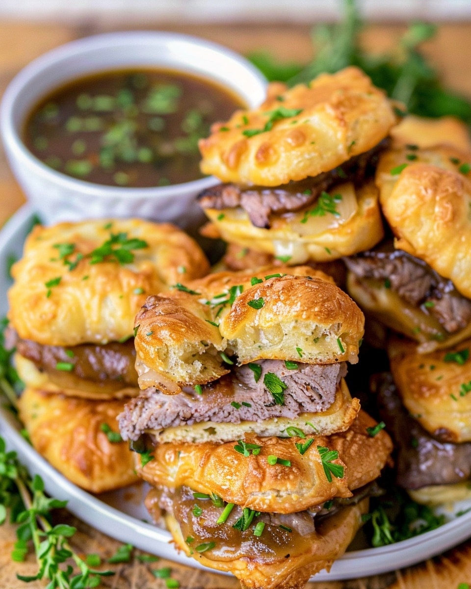 Easy French Dip Sliders