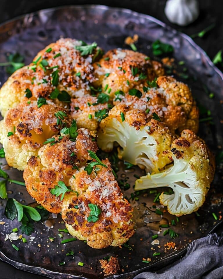 Easy Roasted Cauliflower Recipe