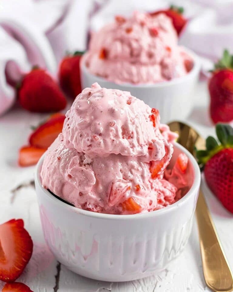 Easy Strawberry Fluff Salad Recipe with Jello Mix