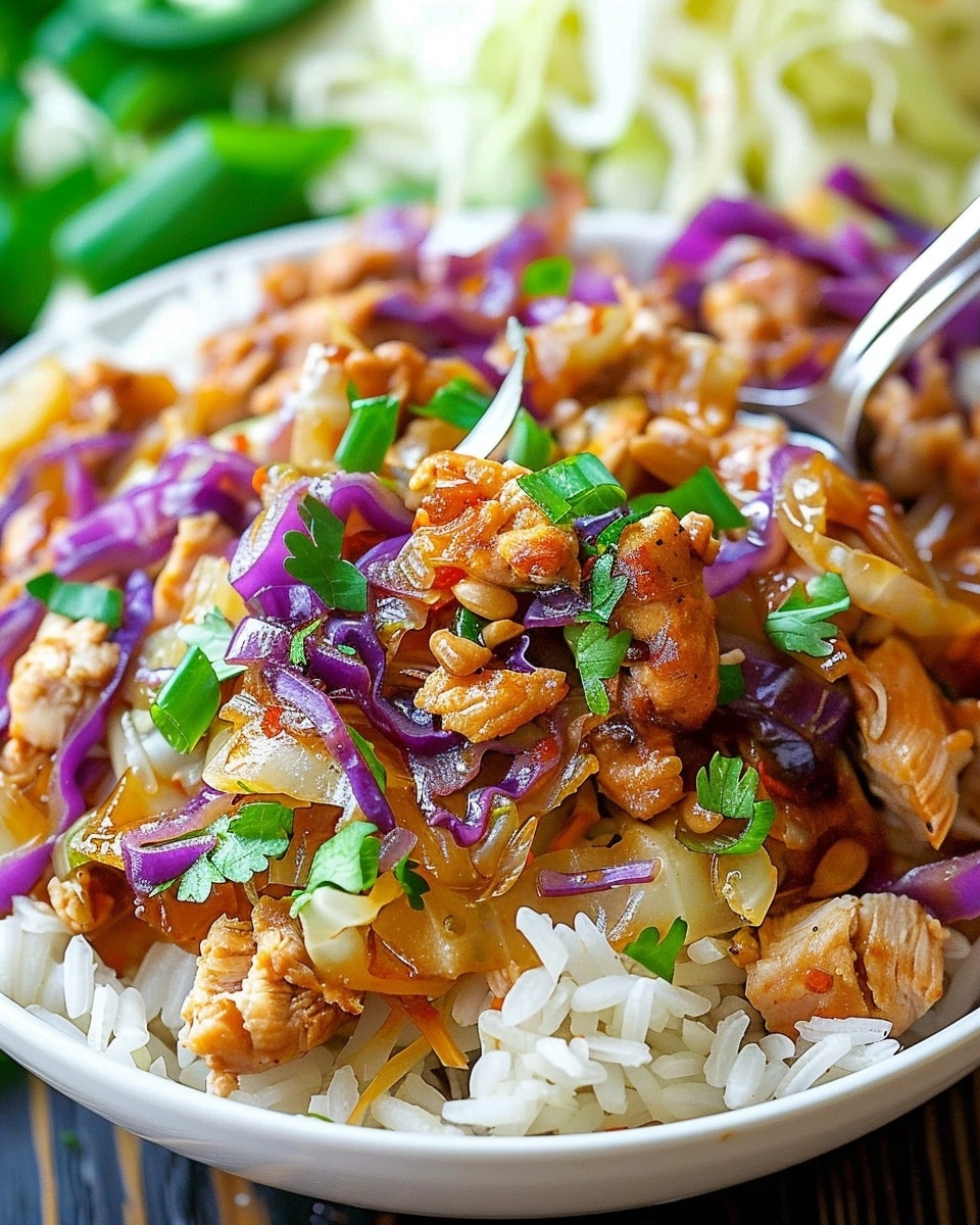 Egg Roll Bowls with Chicken and Cabbage: An Incredible Ultimate 10-Minute Meal