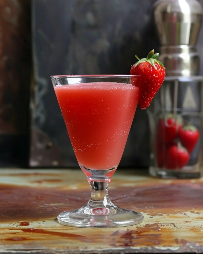 Homemade Strawberry Puree Recipe For Cocktails & Drinks