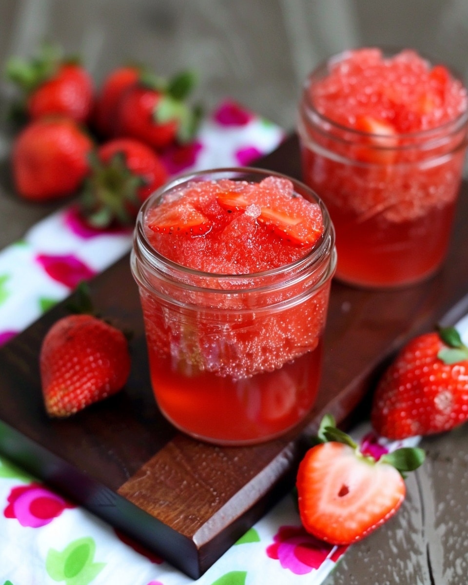 Homemade Strawberry Puree Recipe For Cocktails & Drinks