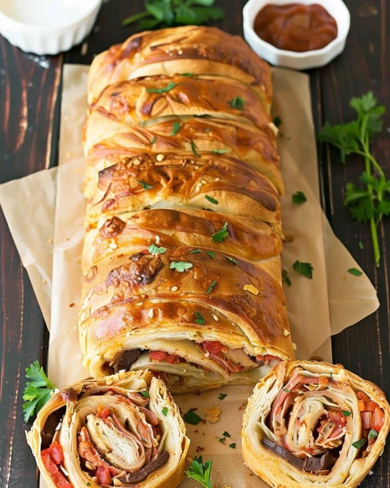 Homemade Stromboli (Italian Stromboli)