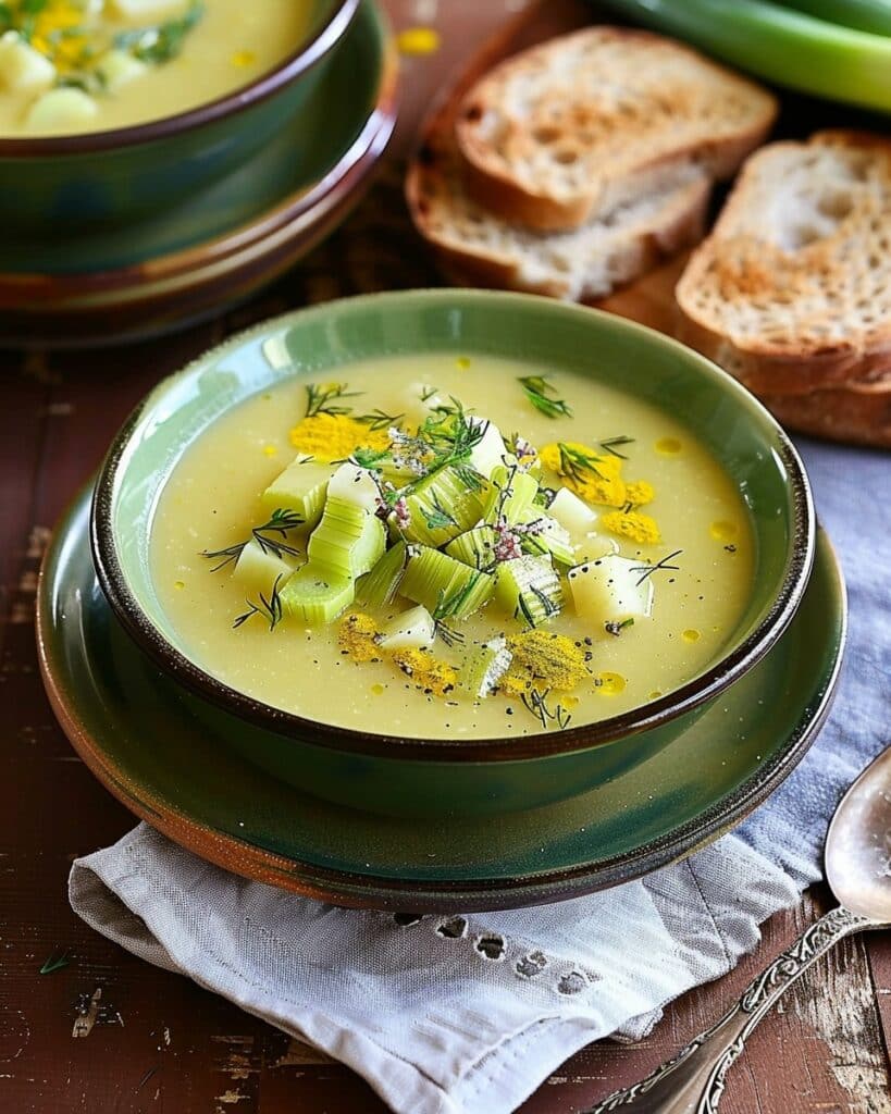 Instant Pot Potato Leek Soup