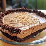 No-Bake Chocolate Peanut Butter Cream Pie