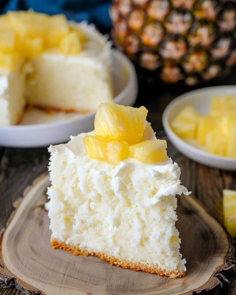 Pineapple Angel Food Cake