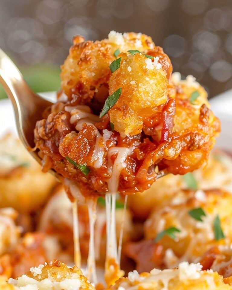 Ho to make Pizza Tater Tot Casserole